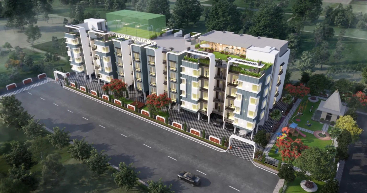 Aerial view of Param Residency